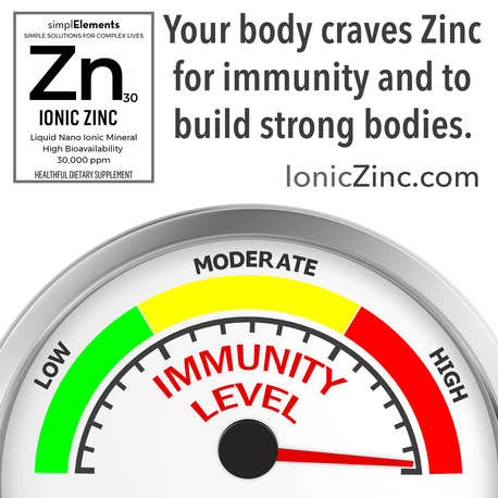 Ionic Zinc should be part of your healthful dietary supplement.